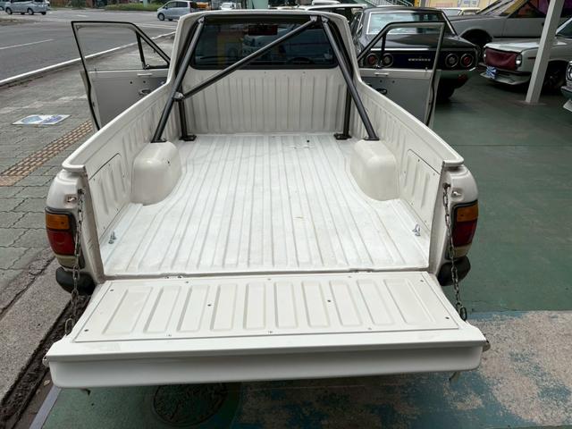 サニートラック ロングＤＸ　ＷＥＢＥＲ４５　タコアシ　サイド管　Ｆ車高調　ロールバー　純正クーラー　ワタナベ１４インチＦ８．５Ｊ　Ｒ１０．０Ｊ　Ａ１２改１３００ｃｃ　ハイカム７４度（14枚目）