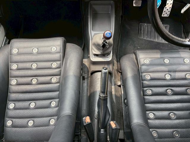 サニートラック ロングＤＸ　ＷＥＢＥＲ４５　タコアシ　サイド管　Ｆ車高調　ロールバー　純正クーラー　ワタナベ１４インチＦ８．５Ｊ　Ｒ１０．０Ｊ　Ａ１２改１３００ｃｃ　ハイカム７４度（23枚目）