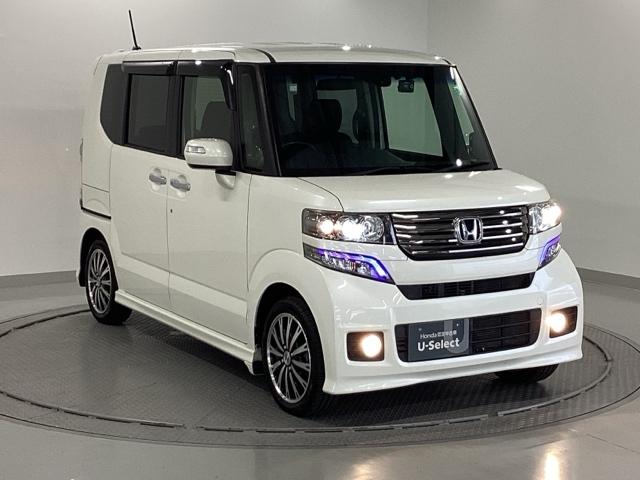 Ｎ－ＢＯＸカスタム Ｇ・ターボＡパッケージ　純正メモリーナビ　両側電動スライドドア　エアロ　後カメラ　ＤＶＤ　オートエアコン　イモビライザー　キーフリー　パワーウィンドウ　オートクルーズコントロール　ベンチシート　ターボモデル　ＥＴＣ　記録簿（7枚目）