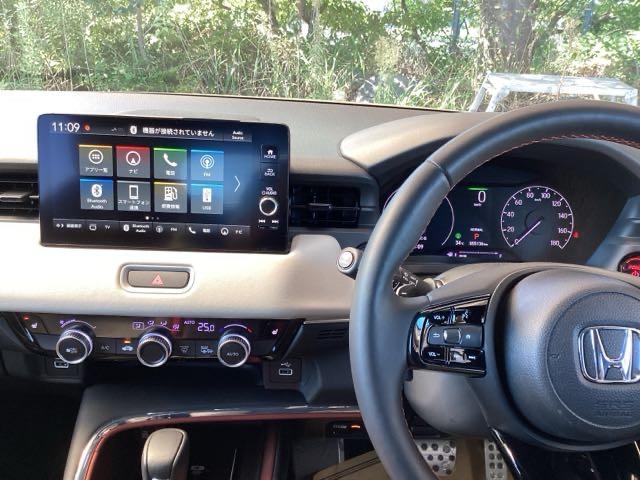 ヴェゼル e:HEVPLaY メモリーナビ ドラレコ ETC 衝突被害軽減ブレーキ カーテンエアバッグ 盗難防止装置 アイドルストップ ABS ESC フルオートエアコン リアカメラ シートヒータ エアバッグ Aライト 記録簿(6枚目)