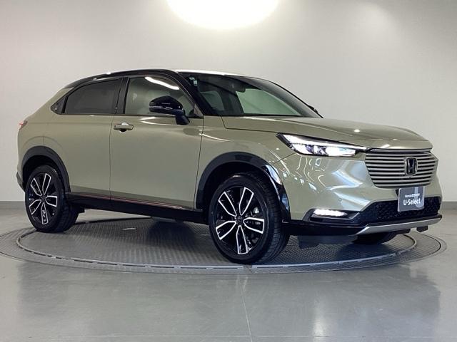 ヴェゼル e:HEVPLaY メモリーナビ ドラレコ ETC 衝突被害軽減ブレーキ カーテンエアバッグ 盗難防止装置 アイドルストップ ABS ESC フルオートエアコン リアカメラ シートヒータ エアバッグ Aライト 記録簿(8枚目)