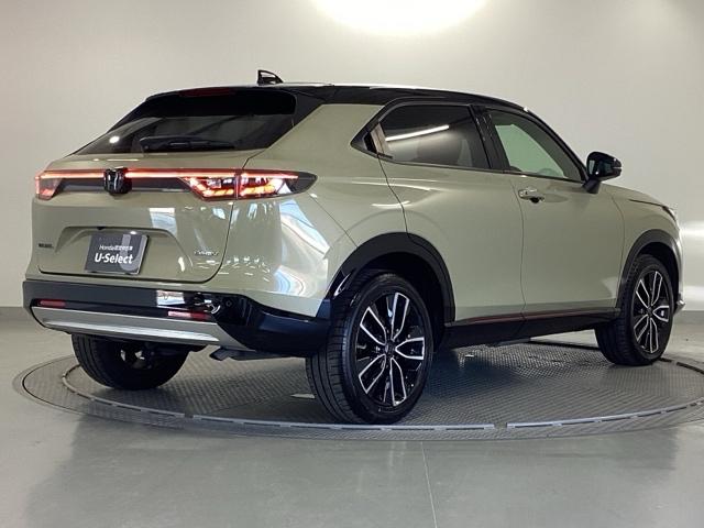 ヴェゼル e:HEVPLaY メモリーナビ ドラレコ ETC 衝突被害軽減ブレーキ カーテンエアバッグ 盗難防止装置 アイドルストップ ABS ESC フルオートエアコン リアカメラ シートヒータ エアバッグ Aライト 記録簿(10枚目)