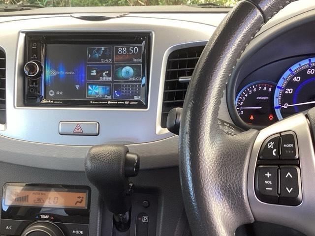 ワゴンＲ ＦＺ　メモリーナビ　ドラレコ　ＥＴＣ　Ｄレコ　ＤＶＤ再生可能　ナビ＆ＴＶ　ｉ－ｓｔｏｐ　ワンセグテレビ　運転席側シートヒーター　スマートキープッシュスタート　セキュリティアラーム　エアコン　ＥＳＣ　ＡＢＳ（10枚目）