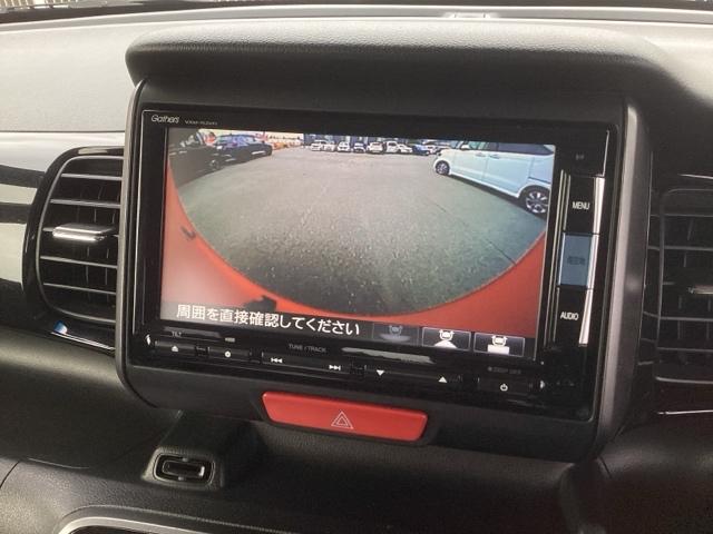 Ｎ－ＢＯＸカスタム ＧターボＳＳパッケージ　純正ナビ　あんしんパッケージ　スマートシティブレーキサポート　両側自動ドア　サイドエアバック　イモビライザー　Ｗエアバック　バックモニター付き　フルオートエアコン　地デジフルセグＴＶ　エアロ　ナビＴＶ（12枚目）