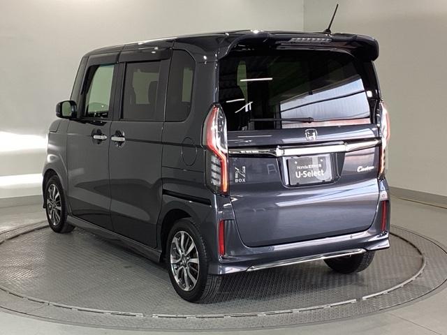 Ｎ－ＢＯＸカスタム Ｌ　純正メモリーナビ　両側電動スライドドア　スマートキーシステム　ヒーター　リヤカメラ　サイドカーテンエアバック　記録簿　ナビ＆ＴＶ　ＵＳＢポート　ＬＥＤ　キーフリー　パワーステアリング　オートクルーズ（26枚目）