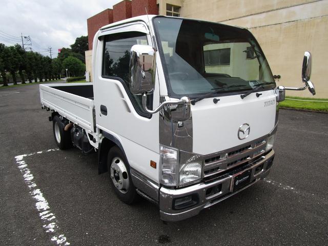 フルワイドロー1.5トン平ボディー ・内外装クリーニング仕上げ・メッキパーツ・ワンオーナー車・左側電動格納ミラー・排気ブレーキ・ナビ付・キーレス・3,000ccディーゼルターボ(2枚目)