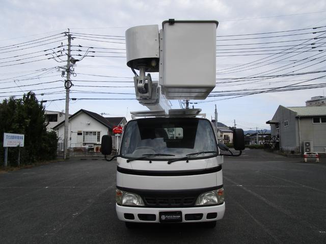 デュトロ 高所作業車 ・内外装クリーニング仕上・運転席エアバック・ABS・アイチ社製高所作業車・SS12A型・バケット積載荷重200K・オールペイント済・左側電動格納ミラー(2枚目)