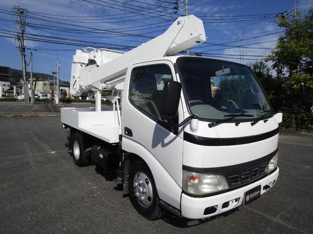 デュトロ 高所作業車　・内外装クリーニング仕上・運転席エアバック・ＡＢＳ・アイチ社製高所作業車・ＳＳ１０Ａ型・バケット積載荷重２００Ｋ・作業高９．７ｍ・ＥＳスタート付・左側電動格納ミラー（3枚目）