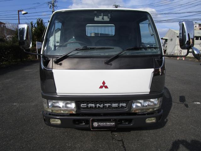 キャンター ３ｔ全低床ダンプ　・内外装クリーニング仕上・ワンオーナー車・メッキパーツ付・オールペイント済・ドライブレコーダー・運転席エアバック（2枚目）