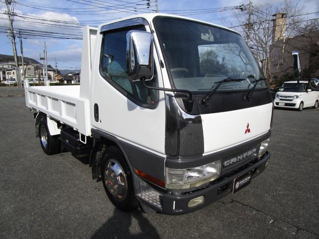 キャンター ３ｔ全低床ダンプ　・内外装クリーニング仕上・ワンオーナー車・メッキパーツ付・オールペイント済・ドライブレコーダー・運転席エアバック（3枚目）