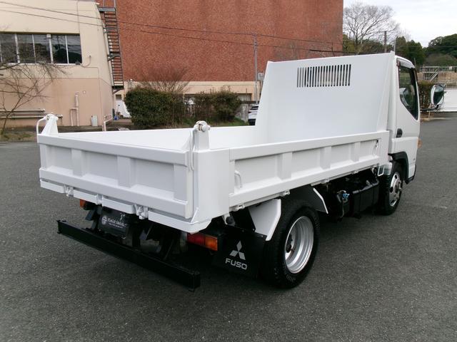 キャンター ２ｔ全低床ダンプ　内外装クリーニング仕上・ブリッジフック・リアゲートロックピン・電動格納ミラー（左）・ＥＴＣ・ミックスタイヤ６本・イージーゴー（坂道発進装置）・運転席エアバック（6枚目）