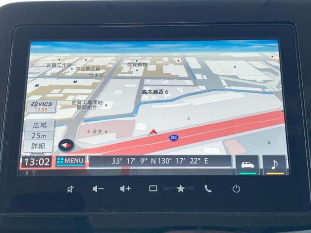 スペーシアカスタム ハイブリッドＸＳターボ　保証書／純正　９インチ　メモリーナビ／セーフティサポート（スズキ）／両側電動スライドドア／シートヒーター／全方位モニター／車線逸脱防止支援システム／パーキングアシスト　バックガイド　ターボ（10枚目）