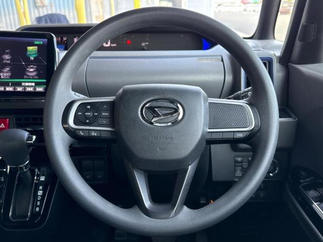 タント カスタムX 新品タイヤ/保証書/社外 9インチ SDナビ/スマートアシスト(トヨタ・ダイハツ)/両側電動スライドドア/シートヒーター 前席/車線逸脱防止支援システム/シート ハーフレザー 衝突被害軽減システム(14枚目)