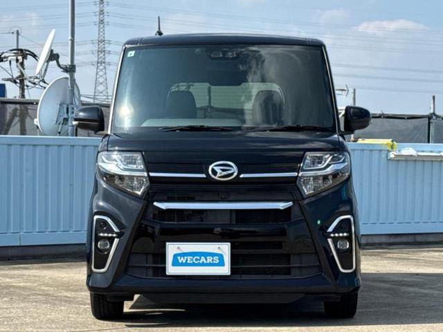 タント カスタムX 新品タイヤ/保証書/社外 9インチ SDナビ/スマートアシスト(トヨタ・ダイハツ)/両側電動スライドドア/シートヒーター 前席/車線逸脱防止支援システム/シート ハーフレザー 衝突被害軽減システム(44枚目)