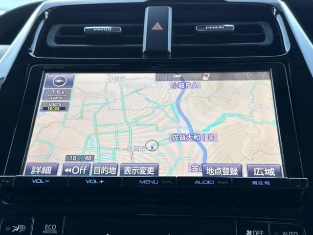 プリウス Ｓセーフティプラス　保証書／純正　９インチ　メモリーナビ／トヨタセーフティセンス／車線逸脱防止支援システム／パーキングアシスト　バックガイド／ヘッドランプ　ＬＥＤ／Ｂｌｕｅｔｏｏｔｈ接続／ＥＴＣ　衝突被害軽減システム（10枚目）