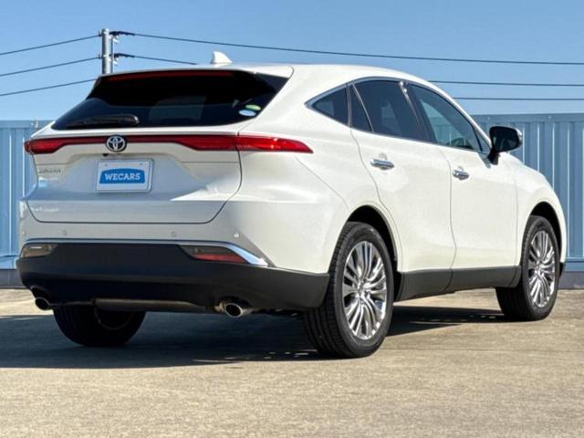 ハリアー Zレザーパッケージ 新品タイヤ/パノラマルーフ/JBL/保証書/純正 SDナビ/デジタルインナーミラー/トヨタセーフティセンス/エアーシート 前席/パノラミックビューモニター/車線逸脱防止支援システム/シート 合皮(3枚目)