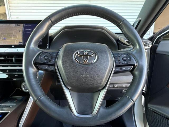 ハリアー Zレザーパッケージ 新品タイヤ/パノラマルーフ/JBL/保証書/純正 SDナビ/デジタルインナーミラー/トヨタセーフティセンス/エアーシート 前席/パノラミックビューモニター/車線逸脱防止支援システム/シート 合皮(15枚目)