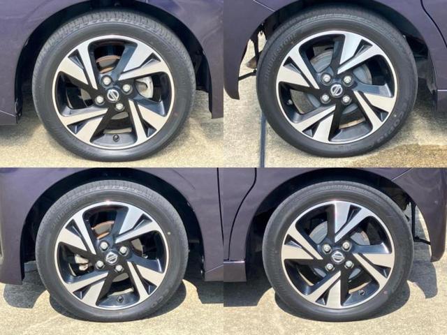 ルークス ハイウェイスターGターボプロパイロットEd 新品タイヤ/保証書/純正 9インチ SDナビ/エマージェンシーブレーキ/両側電動スライドドア/アラウンドビューモニター/車線逸脱防止支援システム/ドライブレコーダー 前後/ヘッドランプ HID ETC(54枚目)