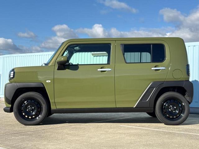タフト Ｘ　新品タイヤ／保証書／スマートアシスト（トヨタ・ダイハツ）／車線逸脱防止支援システム／ヘッドランプ　ＬＥＤ／ＵＳＢジャック／ＥＢＤ付ＡＢＳ／アイドリングストップ／禁煙車／エアバッグ　サイド　盗難防止装置（2枚目）