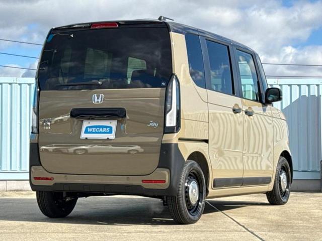 Ｎ－ＢＯＸジョイ ヒョウジュン２トーン　保証書／純正　８インチ　ナビ／ホンダセンシング／電動スライドドア／シートヒーター　前席／車線逸脱防止支援システム／登録済未使用車／ヘッドランプ　ＬＥＤ／ＵＳＢジャック／Ｂｌｕｅｔｏｏｔｈ接続　禁煙車（3枚目）