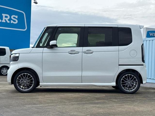 Ｎ－ＢＯＸカスタム ターボ　純正　８インチ　ナビ／ホンダセンシング／両側電動スライドドア／シートヒーター　前席／車線逸脱防止支援システム／シート　ハーフレザー／登録済未使用車／ヘッドランプ　ＬＥＤ／Ｂｌｕｅｔｏｏｔｈ接続　ターボ（2枚目）
