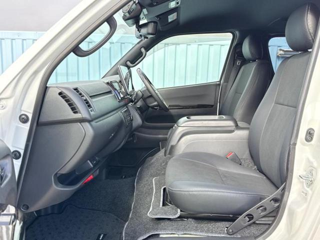 ハイエースバン ロングスーパーＧＬダークプライム２　保証書／社外　１１インチ　ＳＤナビ／デジタルインナーミラー／トヨタセーフティセンス／両側電動スライドドア／パノラミックビューモニター／車線逸脱防止支援システム／ドライブレコーダー　前後　全周囲カメラ（6枚目）