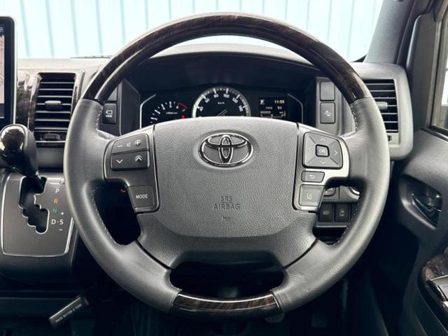 ハイエースバン ロングスーパーＧＬダークプライム２　保証書／社外　１１インチ　ＳＤナビ／デジタルインナーミラー／トヨタセーフティセンス／両側電動スライドドア／パノラミックビューモニター／車線逸脱防止支援システム／ドライブレコーダー　前後　全周囲カメラ（14枚目）