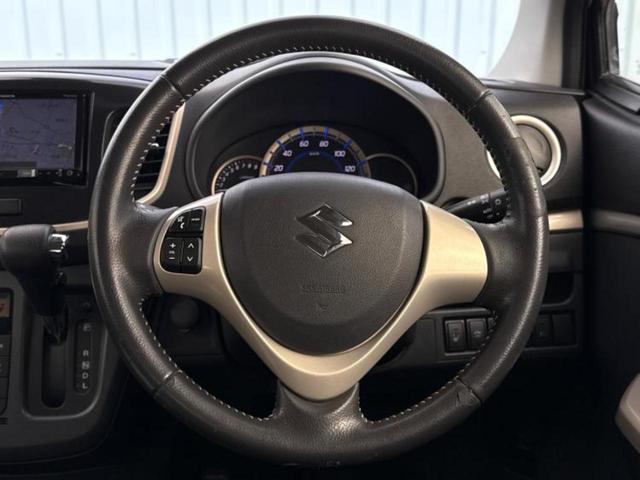 ワゴンＲスティングレー Ｊスタイル　保証書／社外　ＳＤナビ／衝突安全装置／シートヒーター／ヘッドランプ　ＨＩＤ／ＥＢＤ付ＡＢＳ／横滑り防止装置／アイドリングストップ／フルセグＴＶ／エアバッグ　運転席／エアバッグ　助手席　ワンオーナー（14枚目）