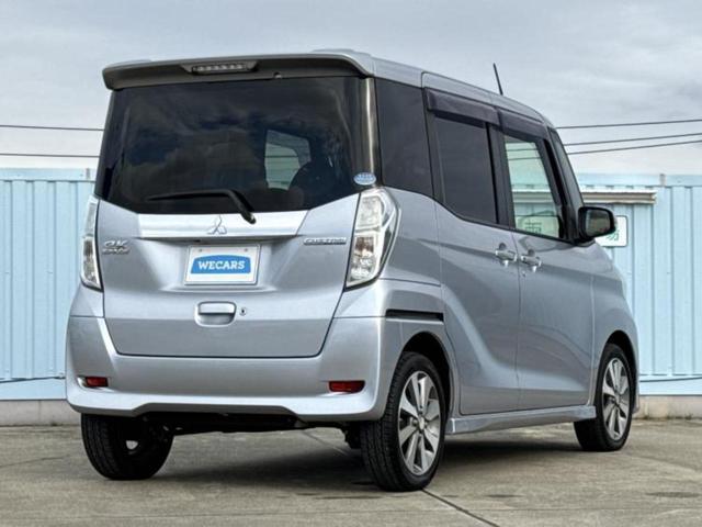 eKスペースカスタム カスタムT e-アシスト 純正エアロ/衝突安全装置/両側電動スライドドア/ヘッドランプ HID/ETC/EBD付ABS/横滑り防止装置/ターボ/衝突安全ボディ/アルミホイール 純正 15インチ/パワーウインドウ フルエアロ(3枚目)