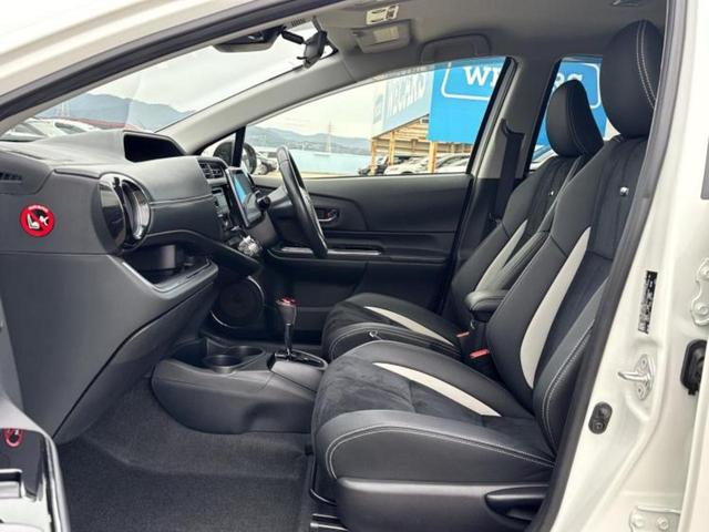 アクア Ｇ　Ｇｓ　新品タイヤ／社外　９インチ　ＳＤナビ／トヨタセーフティセンス／車線逸脱防止支援システム／シート　ハーフレザー／ドライブレコーダー　社外／ヘッドランプ　ＬＥＤ／Ｂｌｕｅｔｏｏｔｈ接続／ＥＴＣ　ＤＶＤ再生（6枚目）