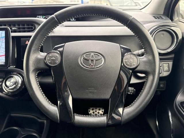 アクア Ｇ　Ｇｓ　新品タイヤ／社外　９インチ　ＳＤナビ／トヨタセーフティセンス／車線逸脱防止支援システム／シート　ハーフレザー／ドライブレコーダー　社外／ヘッドランプ　ＬＥＤ／Ｂｌｕｅｔｏｏｔｈ接続／ＥＴＣ　ＤＶＤ再生（14枚目）