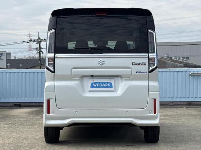 スペーシアカスタム ハイブリッドＸＳターボ　保証書／純正　９インチ　メモリーナビ／セーフティサポート（スズキ）／両側電動スライドドア／シートヒーター　前席／マルチテレインモニター／車線逸脱防止支援システム／シート　ハーフレザー　ターボ　禁煙車（46枚目）