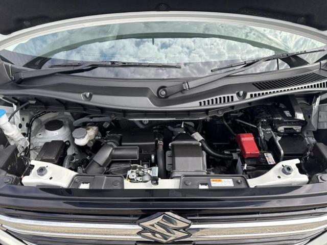 スペーシアカスタム ハイブリッドＸＳターボ　保証書／純正　９インチ　メモリーナビ／セーフティサポート（スズキ）／両側電動スライドドア／シートヒーター　前席／マルチテレインモニター／車線逸脱防止支援システム／シート　ハーフレザー　ターボ　禁煙車（50枚目）