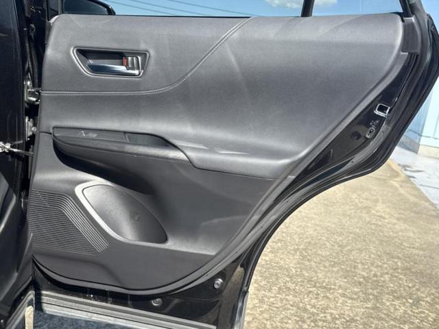 ハリアーハイブリッド ４ＷＤ　Ｇ　新品タイヤ／保証書／純正　８インチ　ＳＤナビ／デジタルインナーミラー／トヨタセーフティセンス／車線逸脱防止支援システム／シート　ハーフレザー／電動バックドア／ドライブレコーダー　純正　バックカメラ（22枚目）