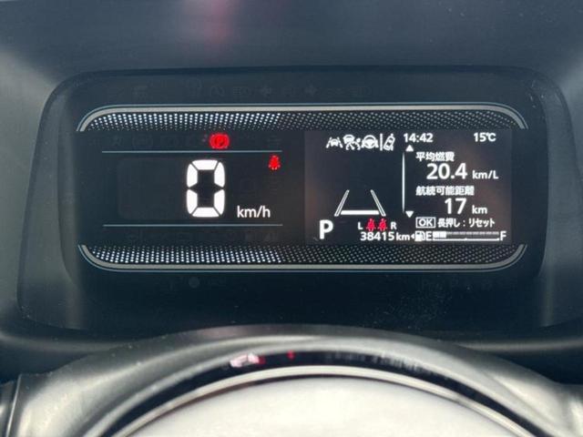 スペーシア ハイブリッドＸ　新品タイヤ／保証書／純正　９インチ　メモリーナビ／セーフティサポート（スズキ）／両側電動スライドドア／シートヒーター／全方位モニター／車線逸脱防止支援システム／ドライブレコーダー　前後　全周囲カメラ（15枚目）