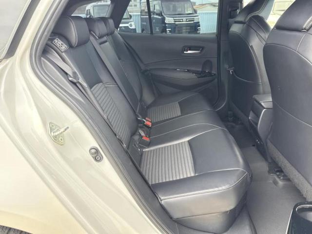 カローラツーリング ハイブリッドダブルバイビー　保証書／社外　９インチ　ＳＤナビ／トヨタセーフティセンス／車線逸脱防止支援システム／シート　ハーフレザー／ドライブレコーダー　前後／ヘッドランプ　ＬＥＤ／ＥＴＣ／ＥＢＤ付ＡＢＳ／横滑り防止装置（5枚目）