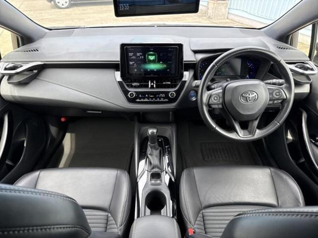 カローラツーリング ハイブリッドダブルバイビー　保証書／社外　９インチ　ＳＤナビ／トヨタセーフティセンス／車線逸脱防止支援システム／シート　ハーフレザー／ドライブレコーダー　前後／ヘッドランプ　ＬＥＤ／ＥＴＣ／ＥＢＤ付ＡＢＳ／横滑り防止装置（24枚目）