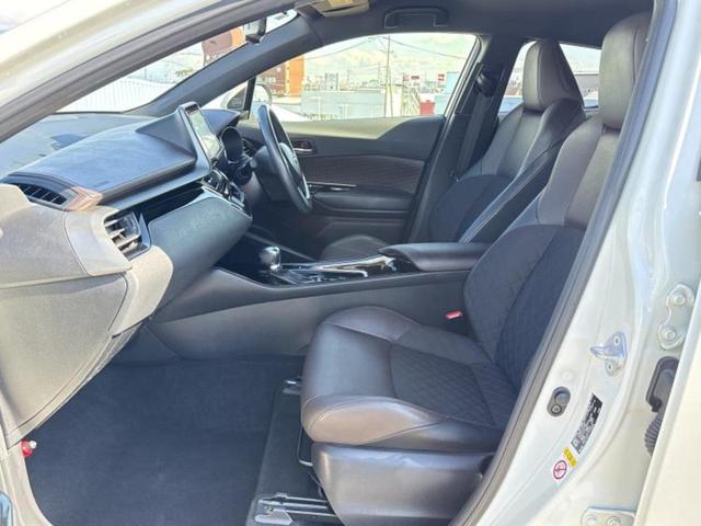 C-HR G 純正 9インチ SDナビ/トヨタセーフティセンス/シートヒーター 前席/車線逸脱防止支援システム/シート ハーフレザー/ドライブレコーダー 社外/ヘッドランプ LED/Bluetooth接続 ドラレコ(6枚目)