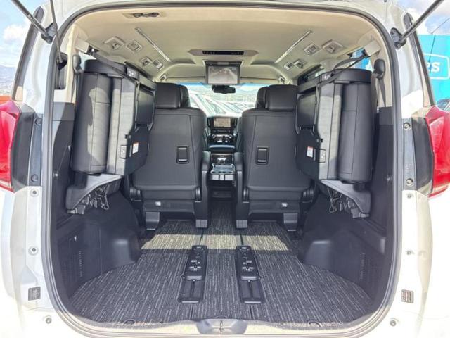 アルファード Ｓ　Ｃパッケージ　新品タイヤ／モデリスタエアロ／保証書／ディスプレイオーディオ＋ナビ９インチ／フリップダウンモニター　純正　１２．８インチ／トヨタセーフティセンス／両側電動スライドドア／シートヒーター　前席　フルエアロ（21枚目）