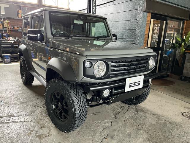 ジムニーシエラ ＪＣ　１インチリフトアップ　パイプバンパー　ＡＰＩＯグリル　ジオランダーＭＴ２３５／７５Ｒ１５　スマートキー　シートヒーター　フォグランプ　バックソナー　クルコン　ＬＥＤヘッド　誤発進抑制機能（4枚目）