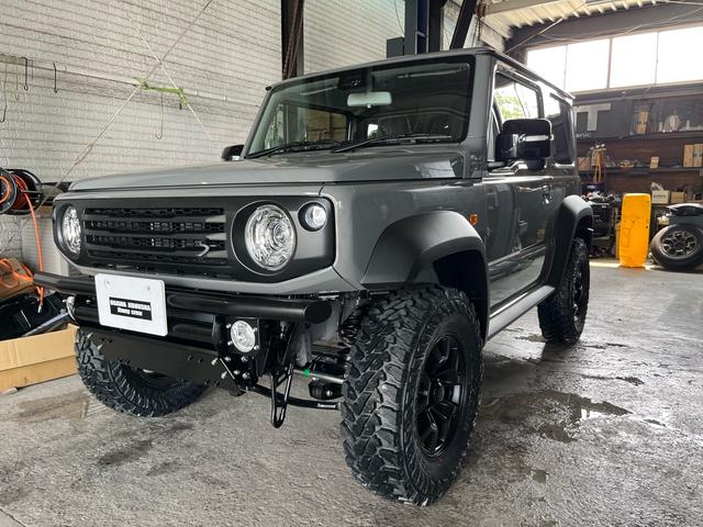 ジムニーシエラ ＪＣ　１インチリフトアップ　パイプバンパー　ＡＰＩＯグリル　ジオランダーＭＴ２３５／７５Ｒ１５　スマートキー　シートヒーター　フォグランプ　バックソナー　クルコン　ＬＥＤヘッド　誤発進抑制機能（6枚目）