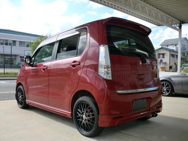 ワゴンＲスティングレー Ｔ　ターボ車　レーダーブレーキサポート　シルクブレイズＬｙｎｘフルエアロ　社外１７インチホイール　ＥＴＣ（4枚目）