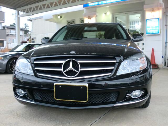 Cクラス C200コンプレッサー アバンギャルド 純正ナビ ステアリングスイッチ Bカメラ HIDライト オートライト クルコン 純正ホイール17インチ フォグランプ リアフォグ ETC 専用ハーフレザー(2枚目)