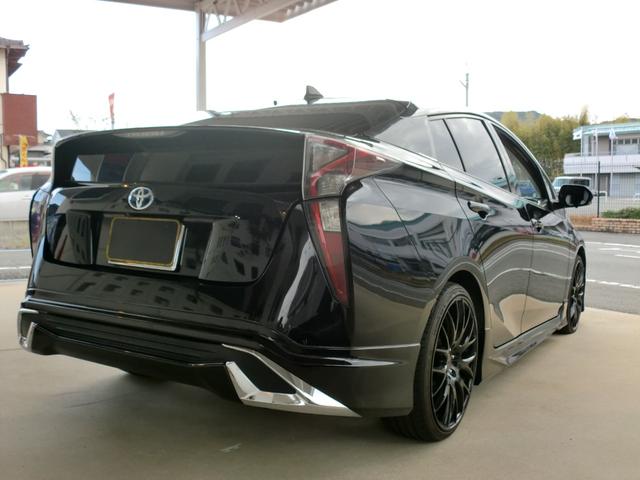 プリウス Ｓツーリングセレクション　モデリスタフルエアロ　１９インチＡＷ　ストラーダ９インチナビ（7枚目）