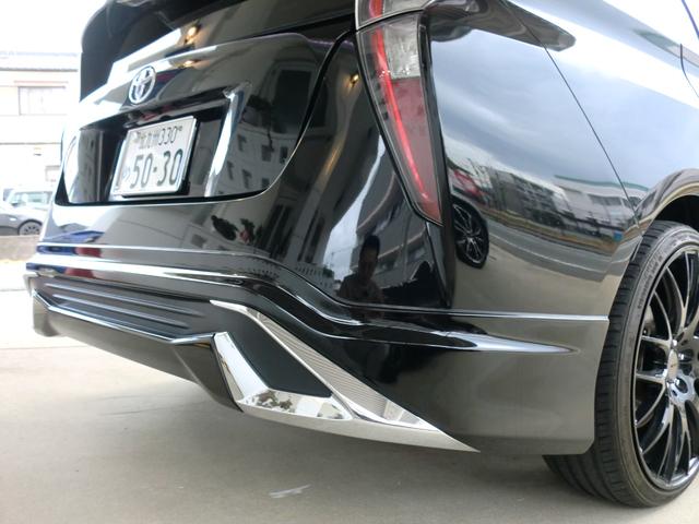 プリウス Ｓツーリングセレクション　モデリスタフルエアロ　１９インチＡＷ　ストラーダ９インチナビ（13枚目）