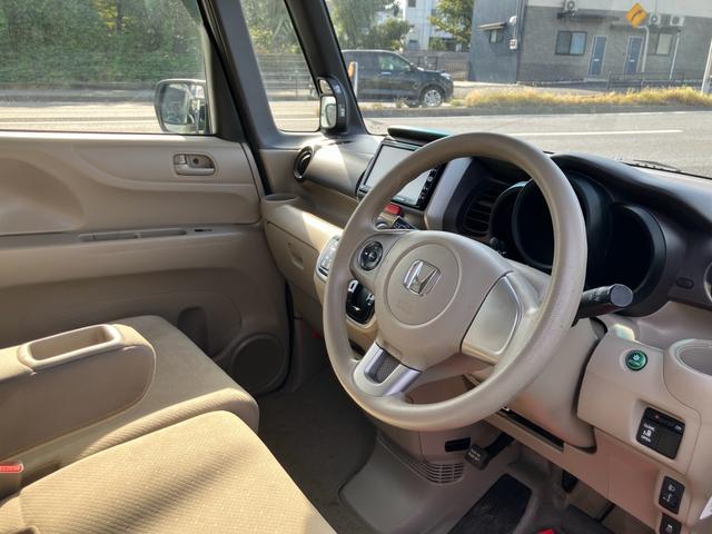 N-BOX+ G・Lパッケージ ナビテレビ ETC 片側パワースライドドア スマートキー プッシュスタート セキュリティー 社外アルミホイール ベンチシート(13枚目)