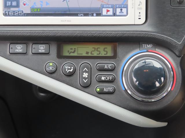 アクア Ｓ　純正ナビ　テレビ　バックカメラ　ＥＴＣ　Ｂｌｕｅｔｏｏｔｈ　禁煙車　スマートキー　社外アルミ　ＣＤ（21枚目）