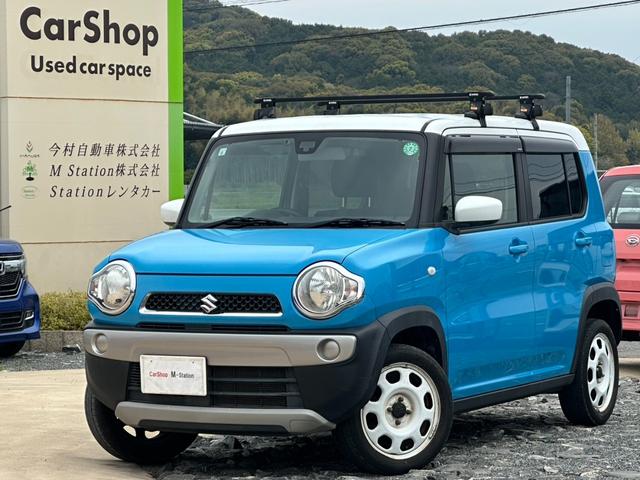 ハスラー Ｇ　禁煙車　社外ナビ　フルセグＴＶ　Ｂｌｕｅｔｏｏｔｈ　ＥＴＣ　スマートキー　シートヒーター　衝突被害軽減システム　ルーフキャリア　アイドリングストップ　電動格納ミラー（2枚目）