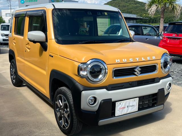 ハスラー ハイブリッドＸ　純正ナビ　全方位カメラ　禁煙車　フルセグＴＶ　ＥＴＣ　衝突軽減装置　シートヒーター　Ｂｌｕｅｔｏｏｔｈ　ツートン　ＬＥＤ　ステアリングスイッチ　障害物センサー　純正アルミホイール（12枚目）