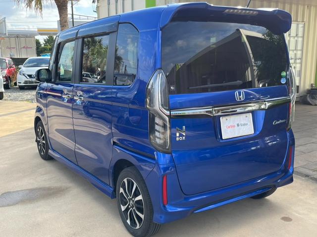 N-BOXカスタム G・Lホンダセンシング 純正8インチナビ 禁煙車 電動スライドドア フルセグTV バックカメラ ドライブレコーダー前後 ETC 衝突軽減装置 障害物センサー 純正アルミホイール LED(15枚目)